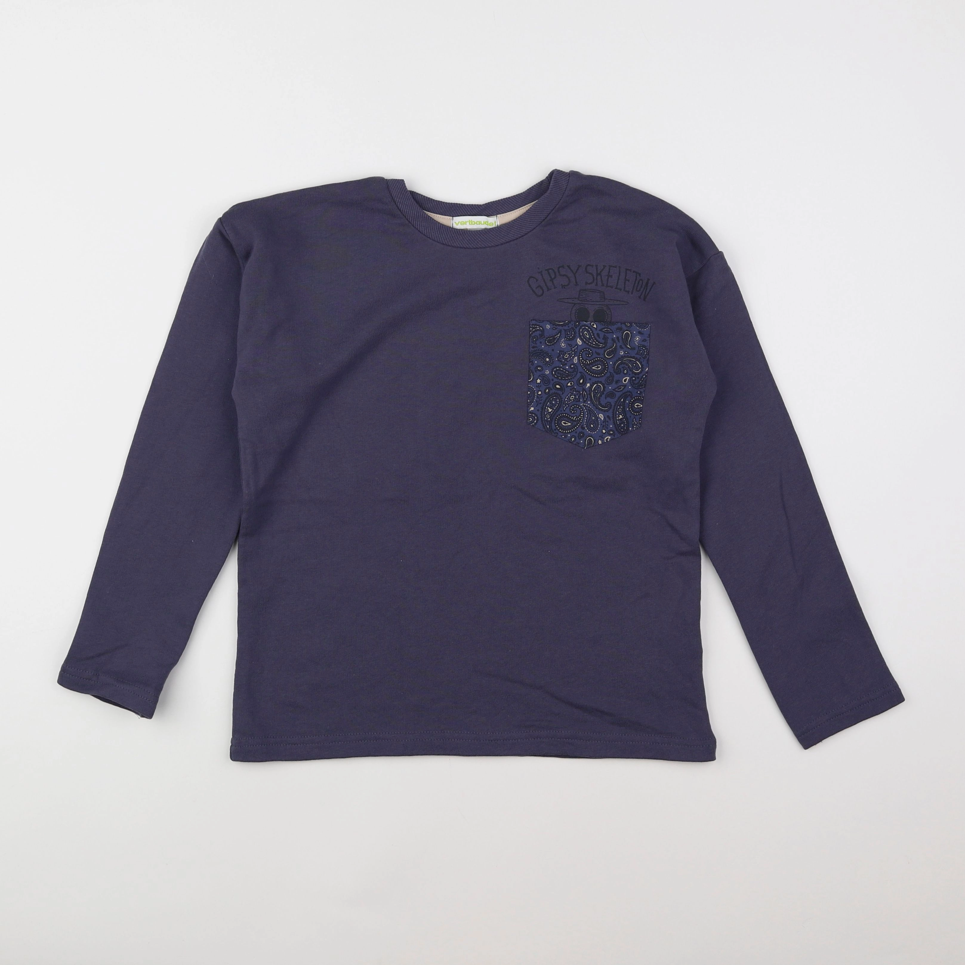 Vertbaudet - sweat violet - 10 ans